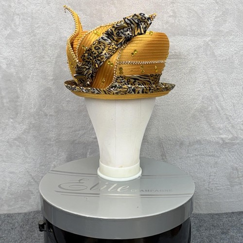 Elite champagne hat bowler - champagne,