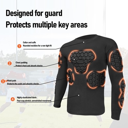 Goalkeeper padded shirt long - goalkeeper,