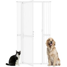 PawHut 180cm Extra Tall Pet Gate Cat Gate with Narrow Gap, 76-104cm Wide