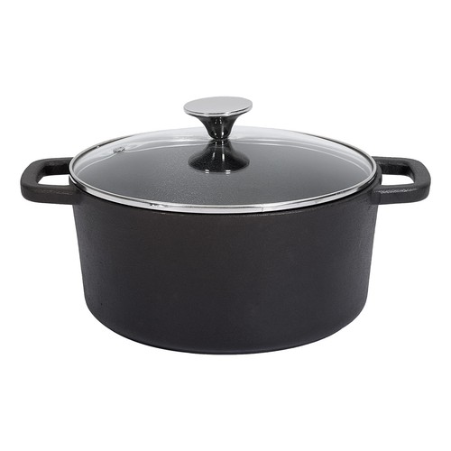 Cast iron casserole dish - iron, pot