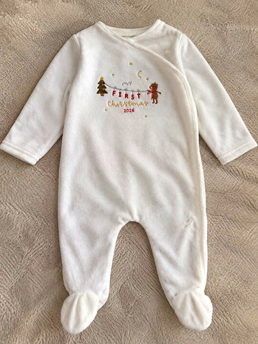 Mamas papas white velour - &, my