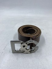 Dolce & Gabbana Brown Leather Belt 41" Length