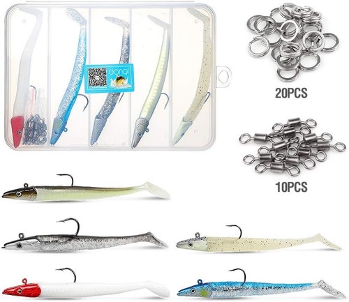 5pcs saltwater sandeel lures - 5pcs,