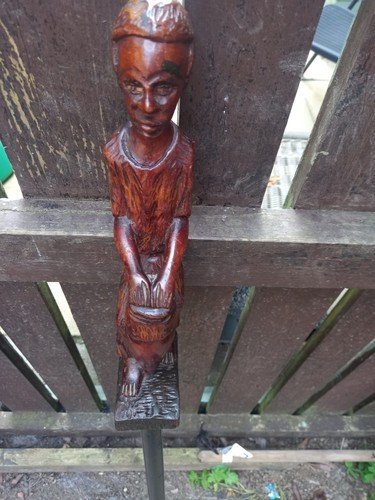 Bongo drummer hand carved - bongo,