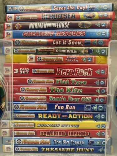 21x fireman sam dvd choppy - fireman,