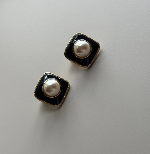 Vintage monet black enamel - vintage,
