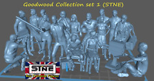 132 Scalextric Figures Slot car Figures 1:32 figures, Goodwood collection set 1
