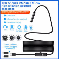 Waterproof Endoscope Snake Cam Inspection Camera For Android And iPhone Phone