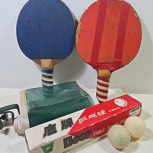 Vintage table tennis - tennis, and