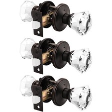 Faceted Diamond Crystal Door