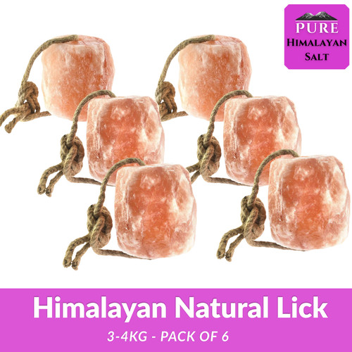 Himalayan salt lick 4kg pack - 3-4kg,