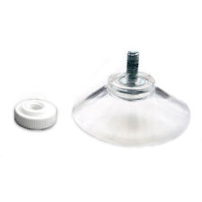 10 x 40mm thumb screw suction cups with nut pads suckers rubber/plastic turn nut
