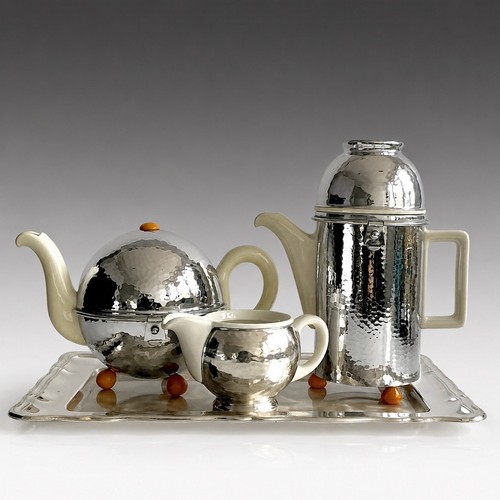 Wmf bauhaus hammered metal - metal, tea