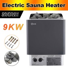 Domestic Sauna Heater Stove 9KW Steaming Spa Sauna Internal Control w/ Stones UK