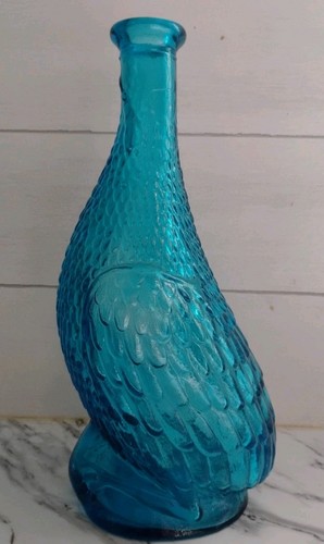 Empoli italy blue glass duck - italy,