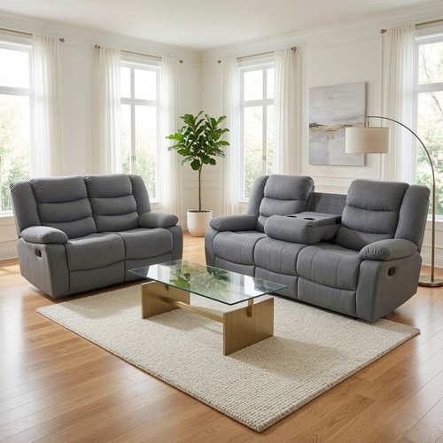 Roma fabric recliner - recliner, 3