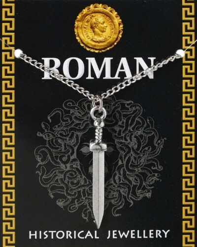 Roman gladiator sword pewter - roman,
