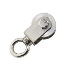 M10 Pulley Wheel with 2 Bearing Rope Pulley Fitness 304 Stainless Steel