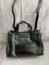 The Bridge Gorgeous Green Leather Tote Bag Plus Diary Case Vgucond