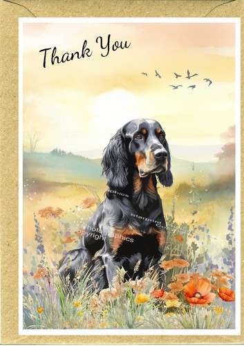 Gordon setter dog thank - dog, you