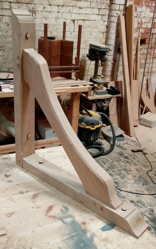 Extra large green oak - green, oak/airdried