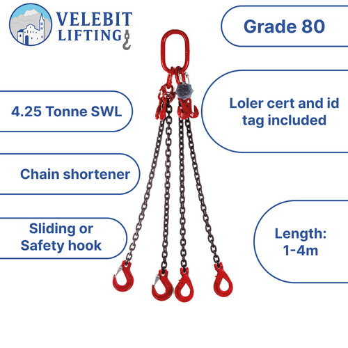 Lifting chain sling - sling, 4.25