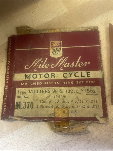 Villiers 122cc piston - 98,