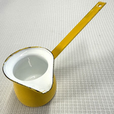 Vintage Yellow Enamelware