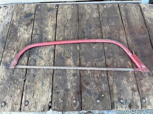 Vintage hand bow saw - hand, logging