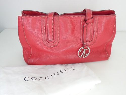 Coccinelle bag red leather - bag,