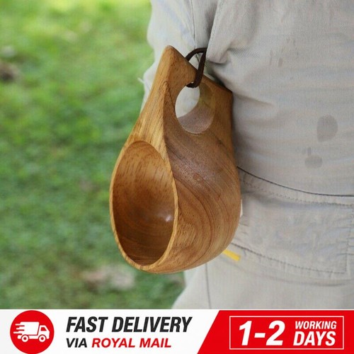 Natural wooden handmade - natural, cup