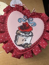 🌟Cath Kidston Pink Red Kids Paddington Hearts Keyring Purse🌟