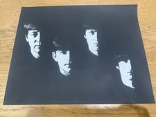 THE BEATLES POP ART 10 X 8 BLACK SHADOW PHOTO PICTURE FACES YOUNG VINTAGE 1980'S