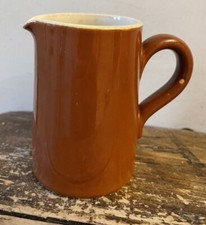 Vintage Lovatts Brown Glazed Stoneware Milk Jug