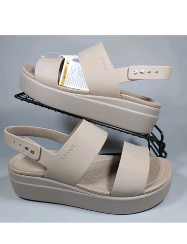 New crocs brooklyn low wedge - new,