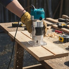 1200W Palm Router Electric Hand Trimmer Woodworking Laminate Wood Laminator