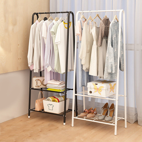 Heavy duty metal clothes - metal, rail
