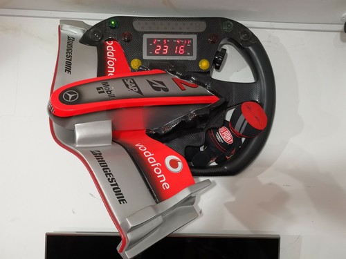 Wall clock 3d f1 steering - f1,