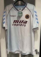 Aston Villa 1987-89 Away Shirt - XL - Retro Score Draw - 8 David Platt