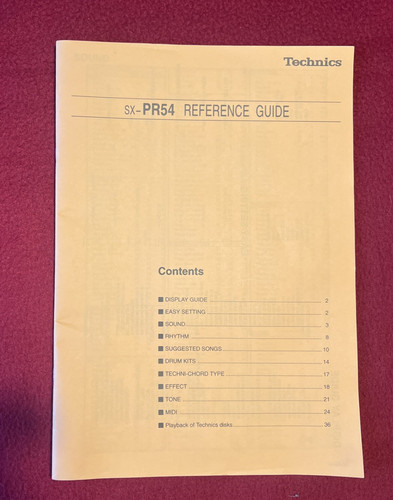 Technics pr54 digital - technics, piano
