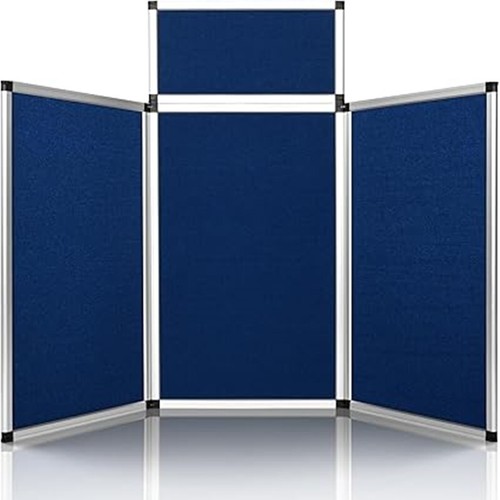Folding table top - display, tri