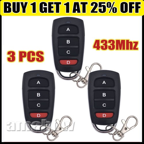 3pcs 433mhz replacement garage - 3pcs,