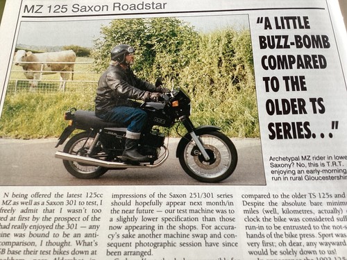 Saxon 125 301 motorcycle - mz,