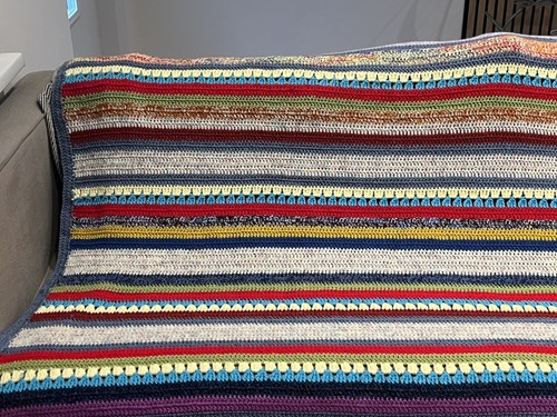 Handmade crochet throw blanket - crochet, throw/blanket