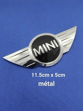 Mini Cooper Metal Logo 115 x 50mm Car Grille Hood Emblem Front Rear