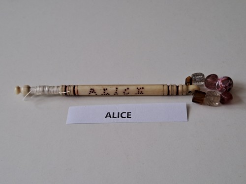 Antique bone lace bobbin - bone,