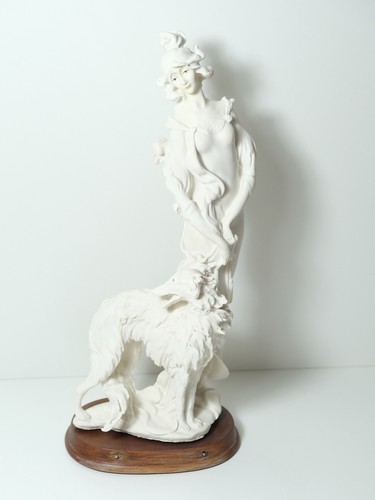 Vintage art deco lady with - art,