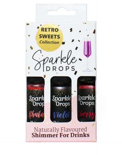 Retro sweets sparkle drops - retro,