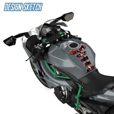 Tank Pad Fuel Tank Sticker Motorcycle Durable Fit For Kawasaki KX65 KX80 KX85