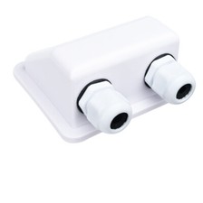Roof Solar Panel Double Cable Entry Gland Box Motorhome Camper Caravan Boat RV
